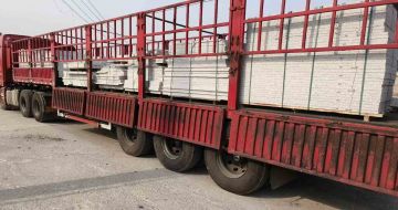 内江 白麻荔枝面外墙干挂，工厂装车日常