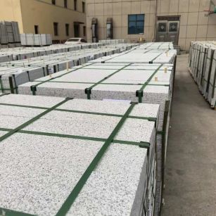 内江 白麻花岗岩5.0公分荔枝面地铺石