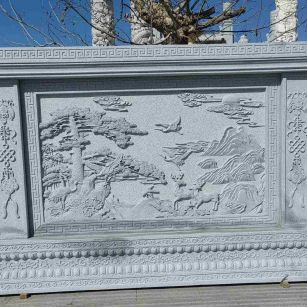 内江 芝麻白大型照壁，屏风，影壁