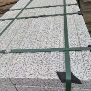 内江 白麻花岗岩直行盲道石，盲条，地铺石