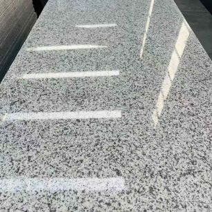 内江 白麻花岗岩光面毛板