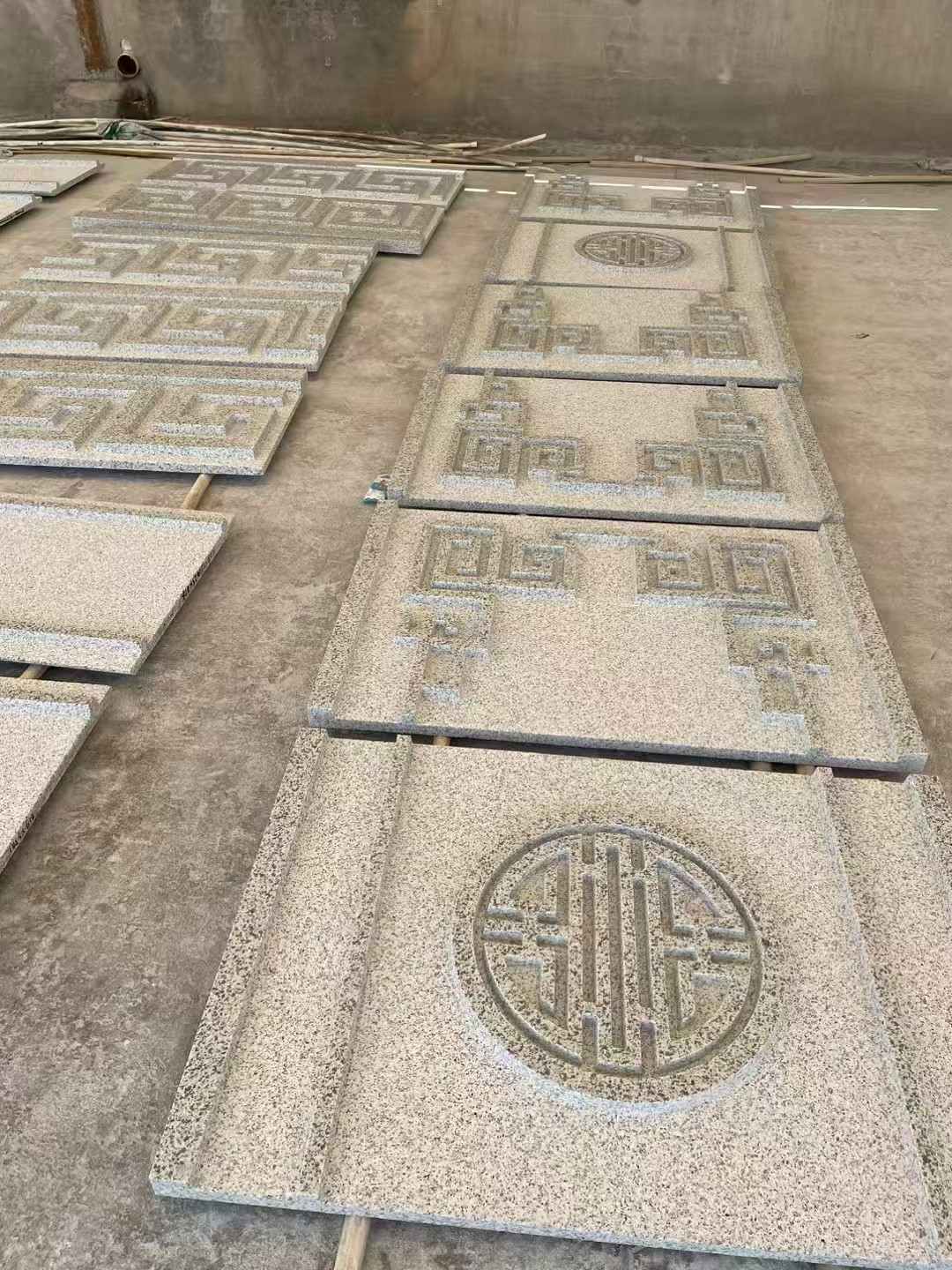 内江 白麻花岗岩外墙立面雕刻板