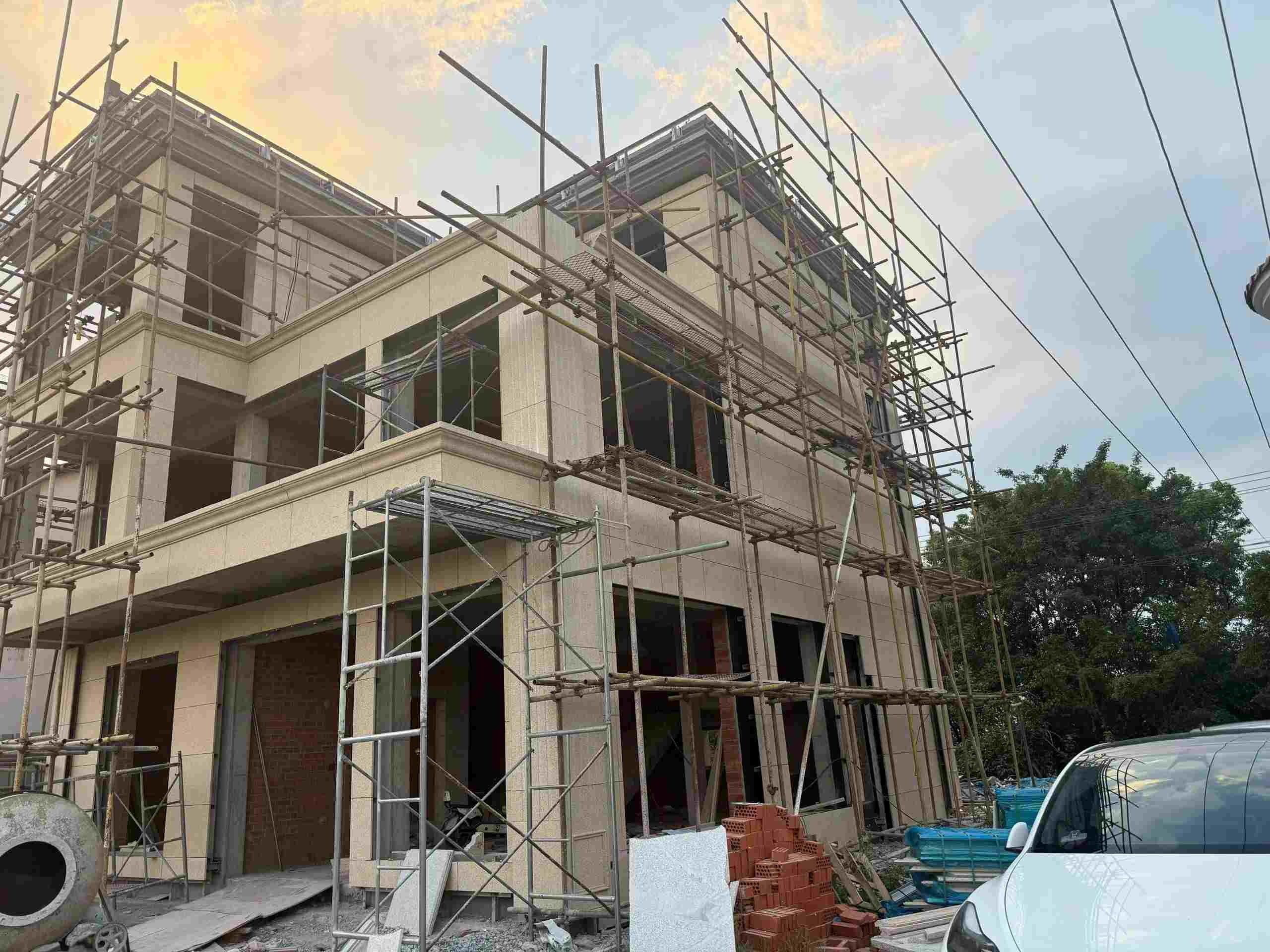 内江 黄金麻荔枝面花岗岩外墙干挂