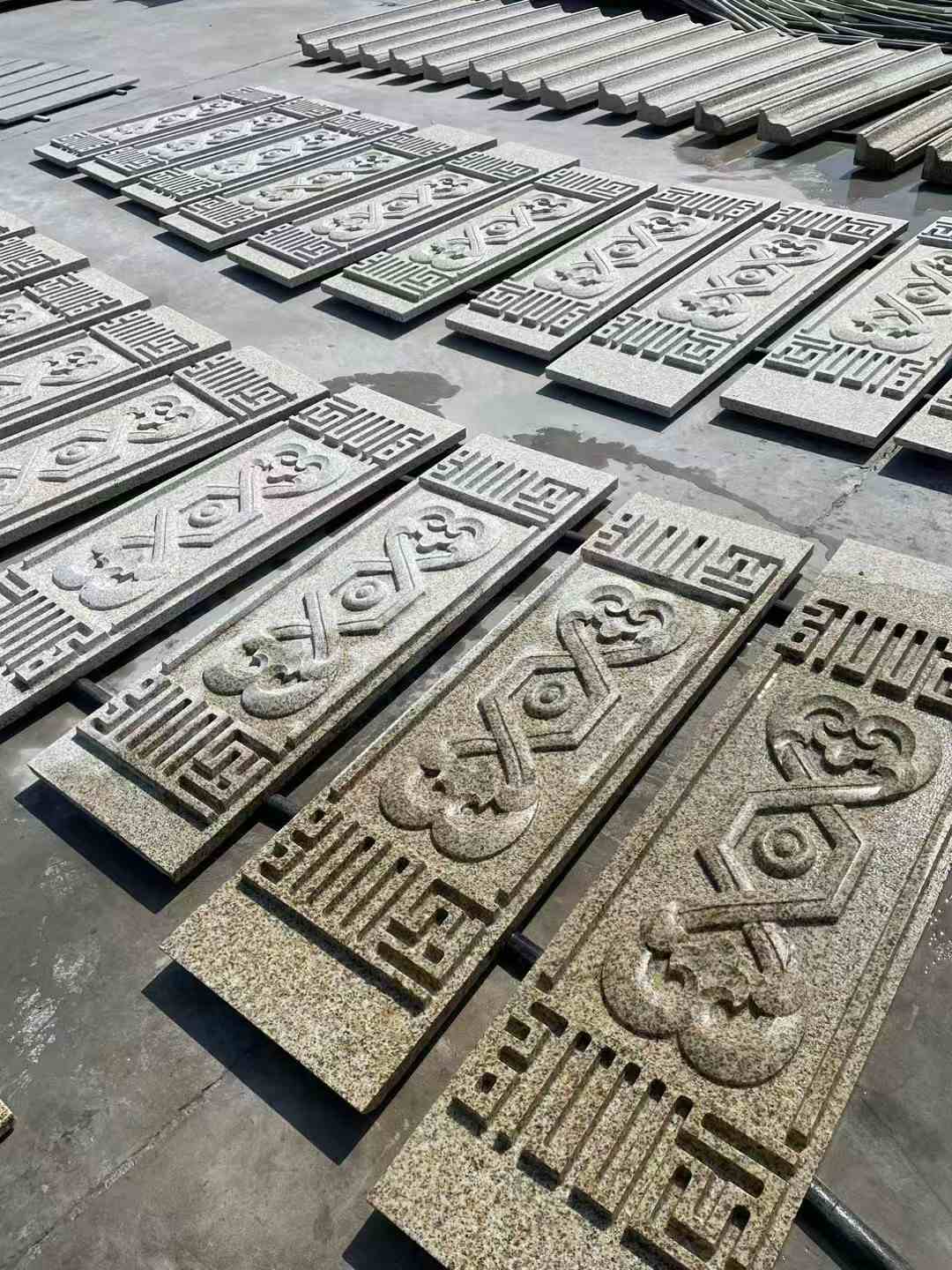 内江 黄金麻花岗岩外墙雕刻板