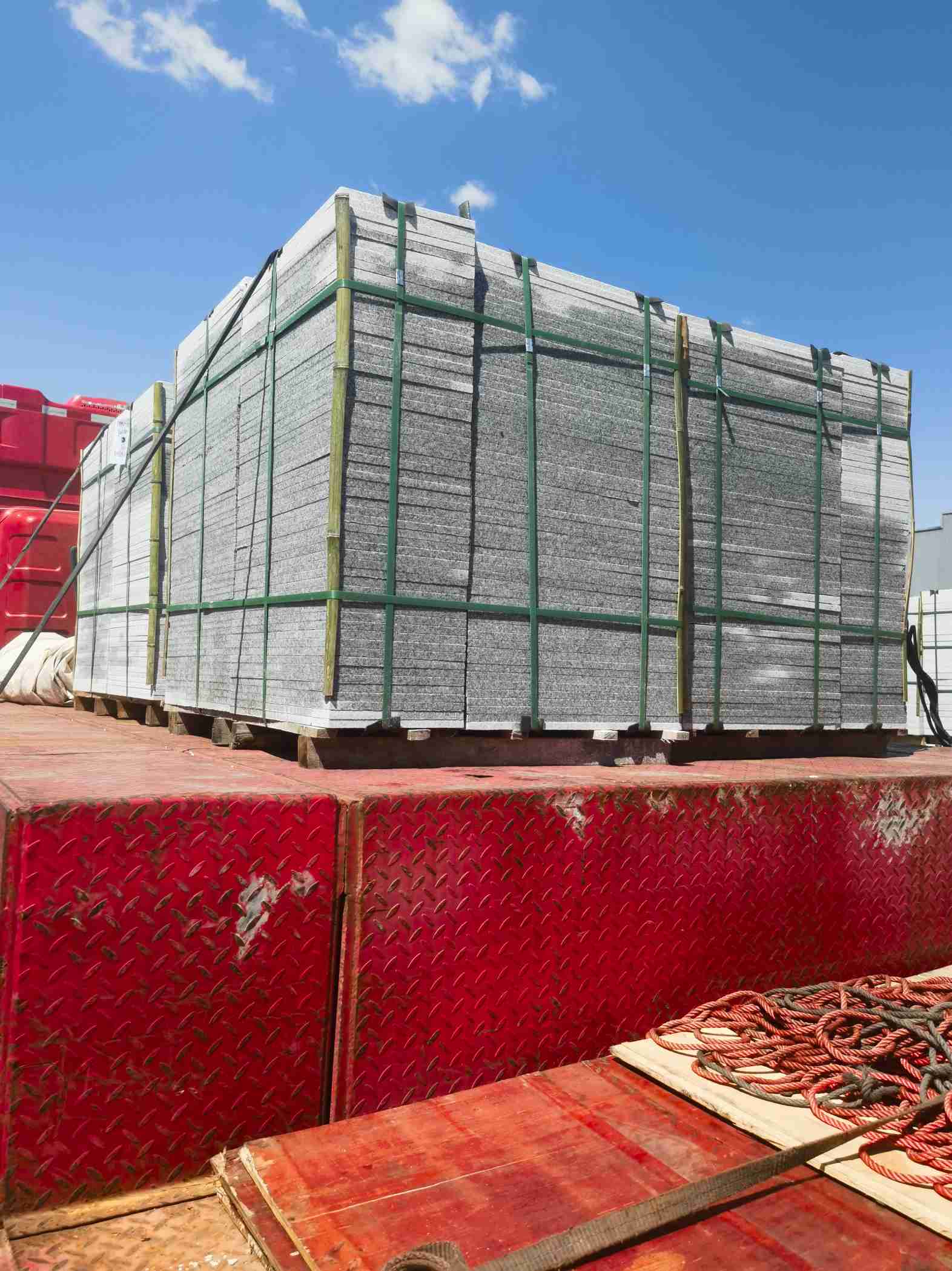 内江 芝麻白火烧规格板地铺石300*600/600*600